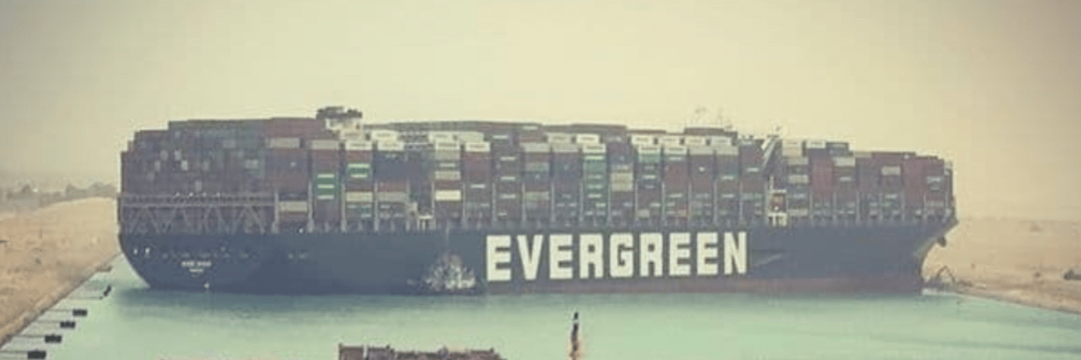 Cargo ship drew a penis and butt before getting stuck in Suez Canal